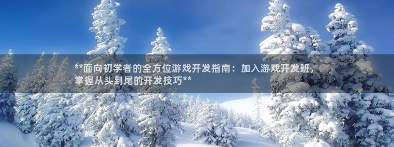 沐鸣2平台官网：**面向初学者的全方位游戏开发指南：加入游戏开发班，
掌握从头到尾的开发技巧**