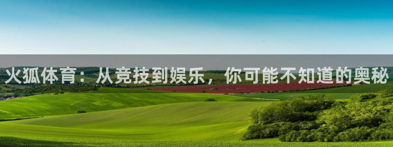 小艾电竞网页版登录：火狐体育：从竞技到娱乐，你可能不知道的奥秘